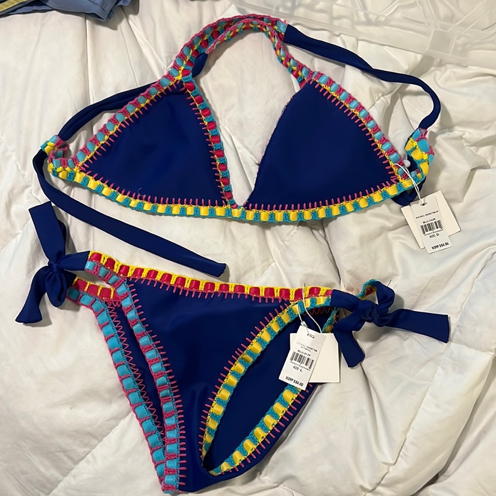 Platinum swimwear bikini top and bottom